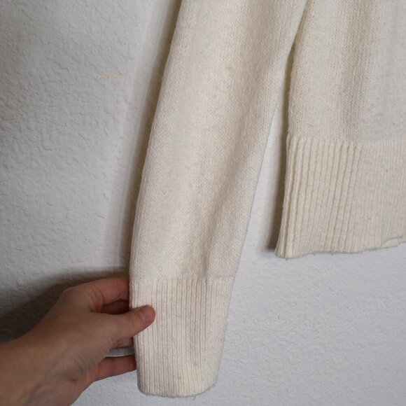 Ann Taylor Loft Fair Isle Sweater Sz S Crew Neck Wool Blend Nordic Holiday Ski - Picture 5 of 13